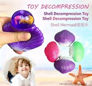Jincan Factory Wholesale Hot Selling TPR Material Unisex Portable Funny <b>Educational</b> Hand Pinch Shell Vent Relief Creative <b>Toys</b> - Product Image 5