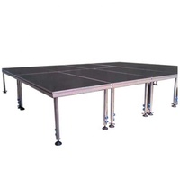 Alta calidad portátil fácil de instalar escenarios de eventos concierto al aire libre plataforma de escenario de aluminio