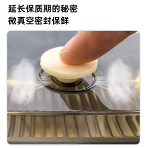 Rectangular Food Storage <b>Container</b> 316L Stainless Steel Clip On <b>Lid</b> <b>With</b> Handle For Camping Outdoor Use - Product Image 2