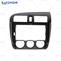 Cadre de panneau de lecteur DVD d'autoradio d'usine pour CHANGAN STAR3 2010-2015 9 pouces Matten Black Car Stereo Video Dashboard Fascia Frame