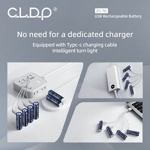 CLDP 1.6V 1800mwh <span class=keywords><strong>batterie</strong></span> ricaricabili USB nichel zinco AA/<span class=keywords><strong>AAA</strong></span> <span class=keywords><strong>prezzo</strong></span> - Product Image 5