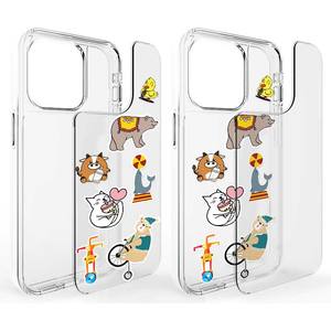 Pour iPhone 17 16 15 14 13 12 étui avec plaque détachable étuis de téléphone portable vierges pour impression UV coque de téléphone de couverture arrière PC détachable - Product Image 1