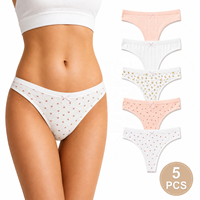 Culottes en coton pour femmes, style string, taille basse, sexy, respirantes, avec mini nœud, pour jeunes femmes, vente en gros sous marque privée