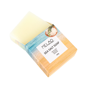 Jabón de Leche de Cabra Blanqueador para el Tratamiento del Acné y las Espinillas, Jabón Facial Limpiador Hecho a Mano, Barra de Jabón de Sal Marina de 100 g - Product Image 4