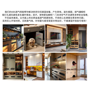 ตะแกรงระบายอากาศรูปไข่ Tf-272 สำหรับตู้ครัวเตาแก๊สฝาครอบช่องลมเข้าดีไซน์ทันสมัยเรียบง่าย - Product Image 5