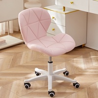 Chaise d'ordinateur pour bureau à domicile, chaise à dossier pour chambre à coucher, balcon, tabouret de coiffeuse, chaise élévatrice pour dortoir étudiant, chaise d'étude et de maquillage