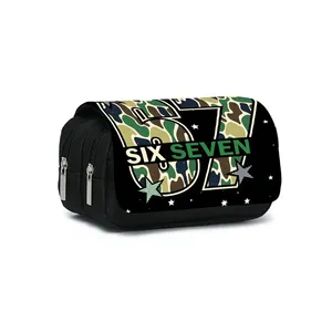 Renkli Numara 67 Çift Katlanır Kalem Kutusu Erkek/Kız En İyi Hediye 3D Kalem Çantası Okul Ofis Kullanımı Çocuklar İçin WKA14 Model - Product Image 1