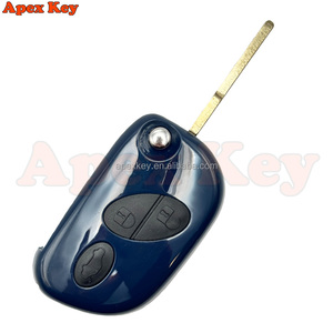 Carcasa de Llave de Coche con Control Remoto de 3 Botones para Maserati Gran Turismo Quattroporte, Llave de Repuesto con Hoja Sin Cortar, Carcasa Negra de ABS - Product Image 3