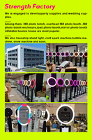 Photomaton ovale PT pour DSLR et iPad avec imprimante, 15,6 pouces et 10,2 pouces, photomaton professionnel de luxe pour iPad, support facile à assembler