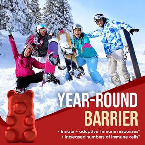 निजी लेबल 500 मिलीग्राम के पूरक में स्वाद एंटीऑक्सीडेंट विटामिन अश्वगंधा गुम्मीज़ के साथ मैका रूट क्वेरसेटिन गुम्मीज़ होता है - Product Image 2