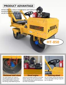 Componentes de núcleo y bombas para rodillos de construcción urbana de rodillos de doble tambor con excelente maniobrabilidad - Product Image 6