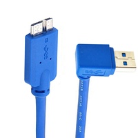 Câble de disque dur externe USB 3.0 A à Micro B de 30cm pour S5 Note 3/Pro 12.2 Western Digital Toshiba