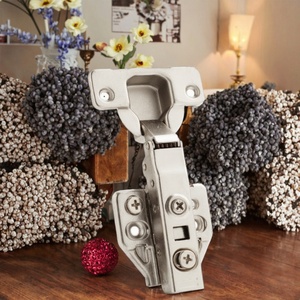 Charnière de meuble dissimulée Nisko moderne à fermeture amortie, superposition complète, 35 mm, en fer, à clipser, accessoires de mobilier, design dissimulé - Product Image 3