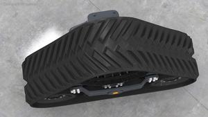 Nouveau châssis à chenilles triangulaires en caoutchouc et acier respectueux de l'environnement pour tracteurs IH 2188, 2166, 5250 - Marque QINDING - Product Image 2