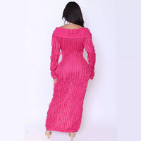 Robe fourreau chic style européen et américain, col licou sexy, motif ondulé inspiré des créateurs, coupe classique, idéale pour l'été – Notre meilleure vente