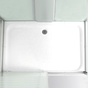 Cabine de douche de luxe avec fonction spa, hydromassage, vapeur, éclairage de fond et cadre carré brossé - Product Image 6