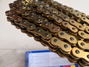 โซ่รถจักรยานยนต์ 520 520h 116L 114l โอริง โรลเลอร์เชน 45Mn โซ่เหล็ก - Product Image 5