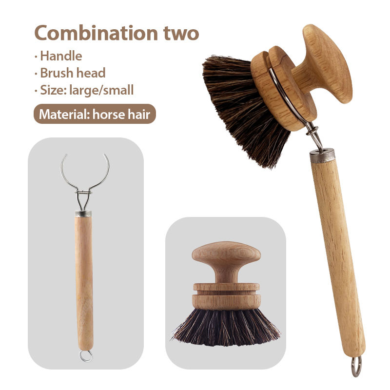 Wooden+Horse hair without handle