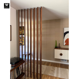 Panel Divisor <span class=keywords><strong>de</strong></span> Habitaciones Giratorio <span class=keywords><strong>de</strong></span> <span class=keywords><strong>Madera</strong></span>, Paneles <span class=keywords><strong>de</strong></span> Listones <span class=keywords><strong>de</strong></span> Roble Blanco para Interiores, Rejillas Decorativas <span class=keywords><strong>de</strong></span> <span class=keywords><strong>Madera</strong></span> para el Hogar - Product Image 2