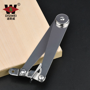 Disiwei Tige de support de meuble en acier inoxydable à double pliage, épaissie, réglable et positionnable, design moderne et épuré - Product Image 2