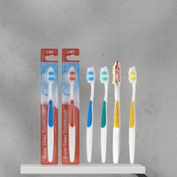Brosse à dents manuelle en plastique pour adulte, à poils souples en nylon, avec logo personnalisé, emballage individuel, usage domestique, vente en gros DR .PERFECT DP-301