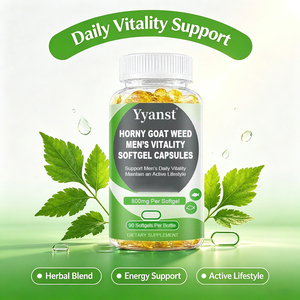 Capsules Molles de Soutien à la Vitalité Masculine – Extrait de Horny Goat Weed 800mg, 90 Gélules, Mélange Herbal pour Maintenir un Mode de Vie Actif (OEM) - Product Image 5