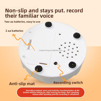 Bouton de communication pour animaux de compagnie, boîte vocale pour chien, bouton éducatif pour l'entraînement des animaux de compagnie avec fonction de communication sonore pour chiens et chats