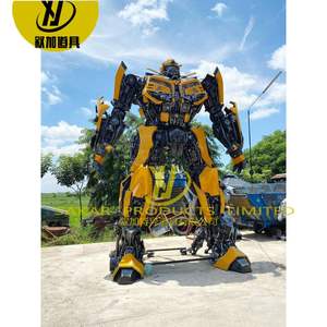 Grand métal personnalisé accessoires d'extérieur rétro voiture film grandeur nature voix <span class=keywords><strong>Robot</strong></span> Sculpture fer <span class=keywords><strong>Spider</strong></span> <span class=keywords><strong>Man</strong></span> transformateurs Statues Logo - Product Image 4