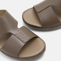 Sandales arabes SHIKOL en cuir pleine fleur italien de qualité supérieure, douces et confortables, cousues à la main, pantoufles de luxe personnalisées de Dubaï pour un usage quotidien