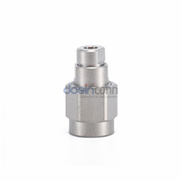 Connecteur micro-ondes DC-26.5GHz, prise femelle 3.5mm, prise mâle, faible VSWR pour câble coaxial 50ohm, en acier inoxydable