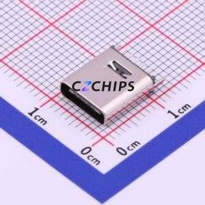 TYPE-C-31-D-01 USB Connector Through hole Component (THT) Connector Type-C Female Through Hole 6P - Product Image 1