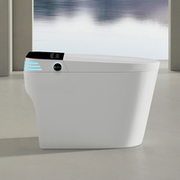 WC intelligent MUBI à poser au sol, toilette monobloc avec bidet électrique à chasse automatique, toilette intelligente sans réservoir