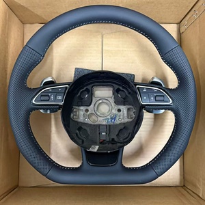 Volant de voiture compatible avec <span class=keywords><strong>Audi</strong></span> S3 8P S4 B8 S5 S6 S7 S8 A3 8V A3 8P A4 B8 A5 B8 A6 C7 A7 A8 D4 Q3 Q5 Q7 - Product Image 3