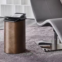Table d'appoint moderne pliable pour salon, en acier inoxydable, design irrégulier en forme de cœur, meubles pour chambre à coucher et hôtel
