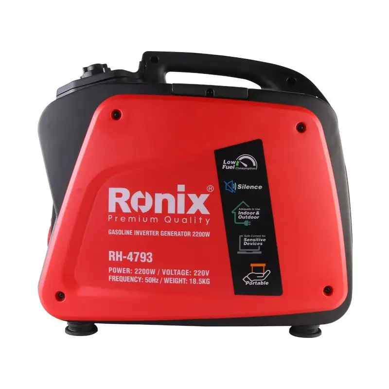 Ronix RH-4793 Propane Powered Home Back Up RV Ready 50 State Approved Dual Fuel 2200W Gasoline Inverter Generator