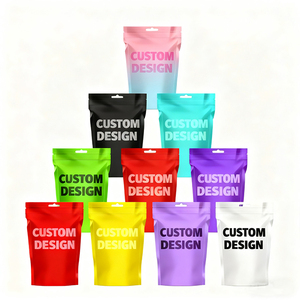 Tùy chỉnh in Nắp kéo 3.5g bao bì nhựa Ziplock thực phẩm dây kéo mùi bằng chứng đứng lên túi nhôm Mylar Túi - Product Image 1