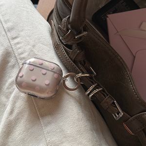 Estuche Transparente con Diseño de Puntos para Apple <span class=keywords><strong>Airpods</strong></span> 1 2 3 4 Pro 2, Funda para Auriculares Inalámbricos, <span class=keywords><strong>Caja</strong></span> de Carga Transparente para <span class=keywords><strong>Airpods</strong></span> Pro 3 - Product Image 6