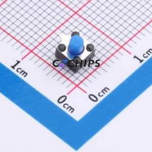 K2-1109SG-D4SW-04 Tactile Switch SMD,4.5x4.8mm Switch ( Switch Length: 4.5mm )( Switch Width: 4.5mm )( Switch Height: 5mm ) - Product Image 1