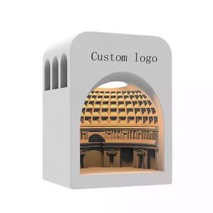 Lámpara de cera de cemento para velas, lámpara de aromaterapia, lámpara de cera fundida, lámpara de yeso Pantheon para derretir velas, luz de noche de lujo, regalo. - Product Image 2