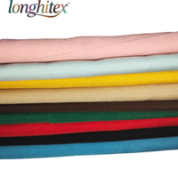 Longhitex Direct 65% Polyester 35% Coton TC Popeline Teint Cardé 45*45 110*76 Tissu Tissé Uni pour Jupes Garçons