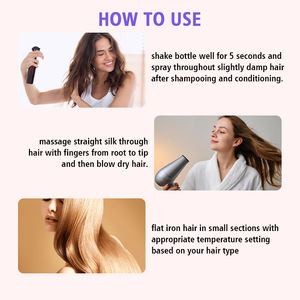 Keraliss <span class=keywords><strong>Spray</strong></span> Capillaire Bio Thermoprotecteur – Coiffant, Volumisant, Brillant, au Gingembre, Imperméable, Massant, Parfum Agréable, Adapté aux <span class=keywords><strong>Cheveux</strong></span> Bouclés et Secs - Product Image 6