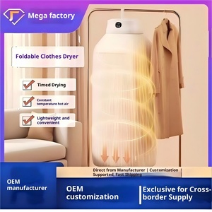 Sèche-linge électrique avec <span class=keywords><strong>repassage</strong></span> automatique, chauffage PTC, commande mécanique, design pliable, portable pour un usage domestique et en voyage - Product Image 4