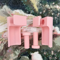 Support de rouleau de peinture au diamant, pince de toile de peinture au diamant, rouleau de peinture au diamant adapté aux dessus de table de 4cm/1.57 pouces d'épaisseur