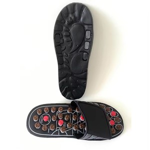Acupuntura nós rotadores massagem chinelos pés cuidados sandálias reflexologia largura ajustável massagem sapatos - Product Image 6