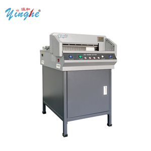 Machine de découpe de papier Yinghe 220V à moteur pas à pas, entièrement automatique, avec contrôle manuel par pression, 40x450mm - Product Image 2