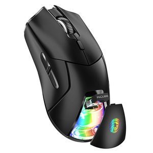 Souris de jeu sans fil ergonomique avec capteur Paw3311, rechargeable par USB-C, 6 boutons programmables, touches latérales pour PC/ordinateur portable/Mac - Product Image 1