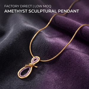 Collar de Lujo Chapado en Oro de 18K con Colgante de Corazón, Concha Natural, Engaste de Garra Impermeable, Joyería de Acero Inoxidable al por Mayor - Product Image 1