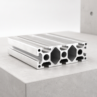 Profilé en aluminium industriel 40x120 personnalisé pour bricolage, anodisé argenté, extrusion 40120 pour cockpit de simulation de course et simulateur