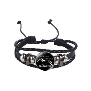 <span class=keywords><strong>Bracelet</strong></span> tressé multicouche unisexe en alliage avec signe de la paix PK 2026, style rétro punk, avec inscription « Give Peace a <span class=keywords><strong>Chance</strong></span> » - Product Image 5