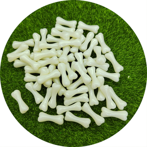 3D น่ารักที่นิยมอาหารสุนัขอะคริลิคกระดูกลูกปัดสีขาวกระดูก Kawaii เทียมตุ๊กตาประดับ - Product Image 4